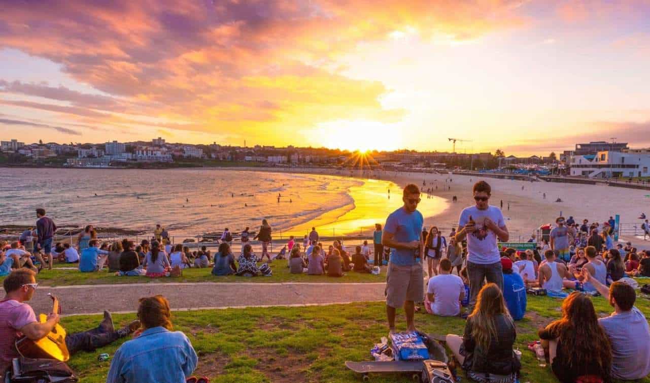 Bondi Beach At Night