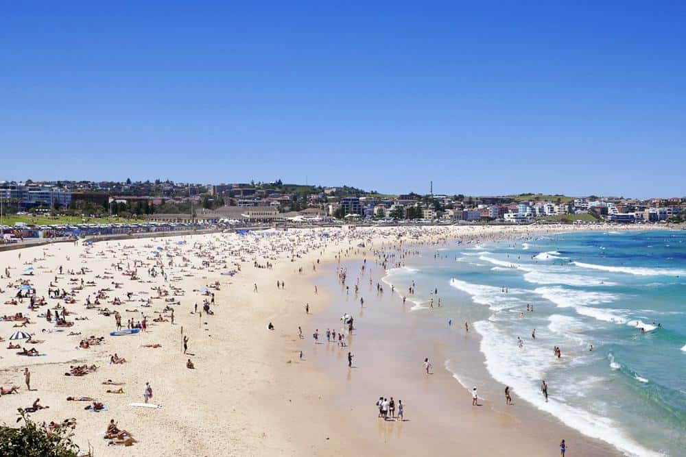 popular bondi beach