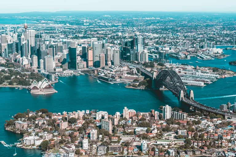 top view of sydney australia opera house sydney 2022 11 16 14 05 33 utc