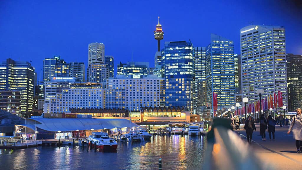 darling harbour sydney australia